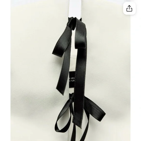ZARA Strapless Bow Top - Picture 5 of 7
